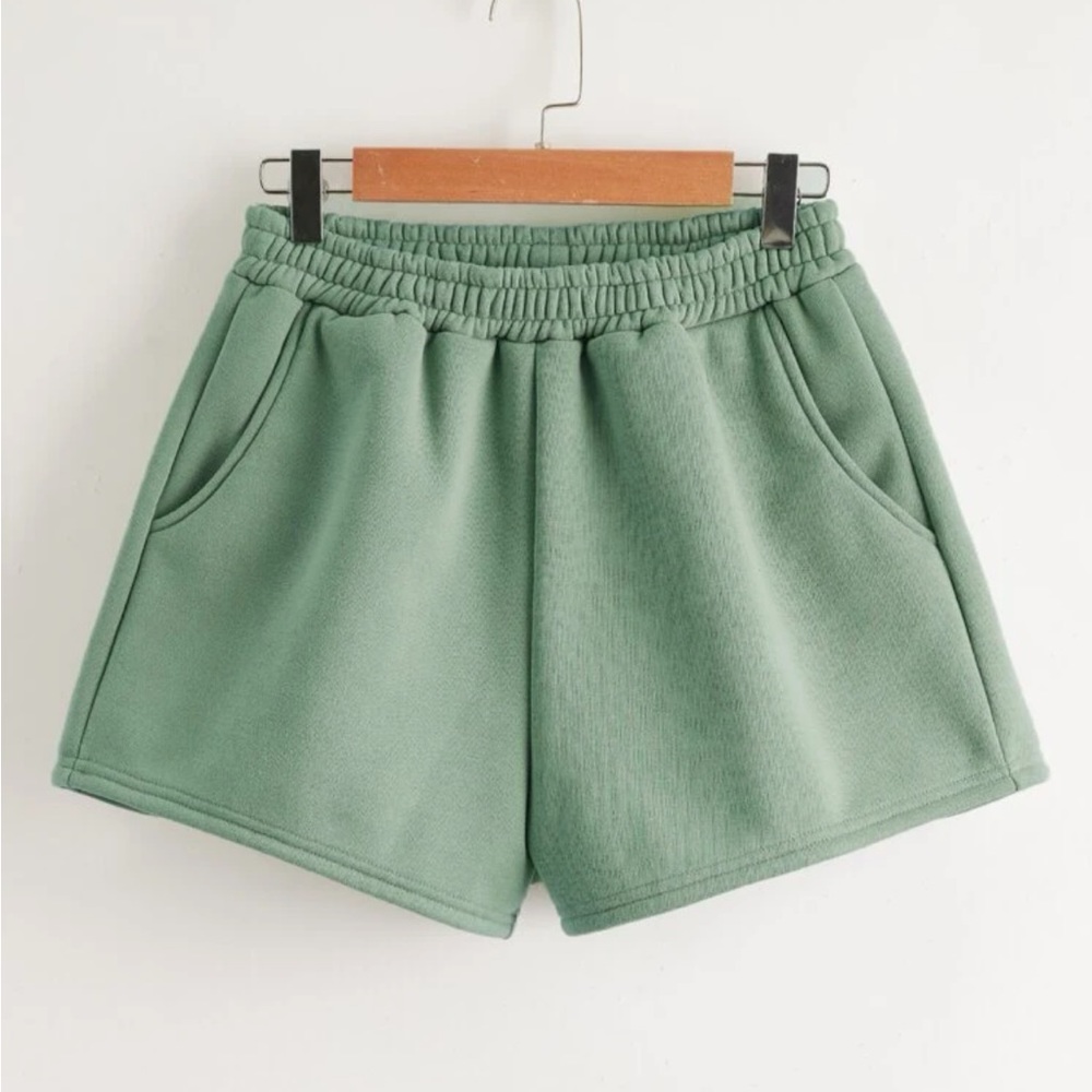 Green shorts
